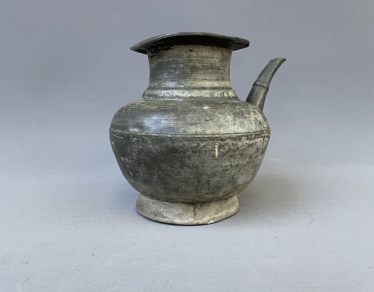 Copper Pitcher, Southeast Asia, 18th Century Or Earlier-photo-1