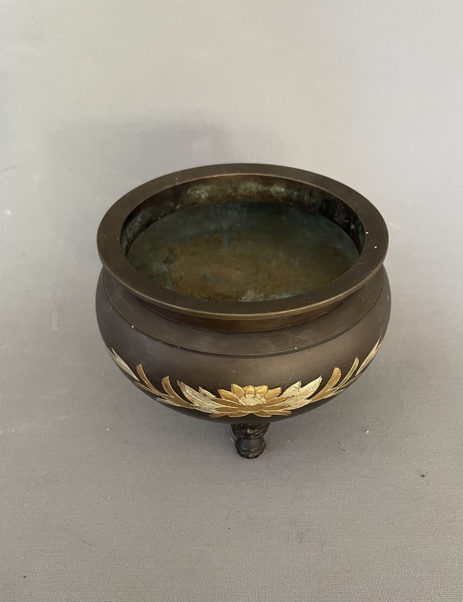 Bronze Incense Burner, Asia, Early 20th Century-photo-2