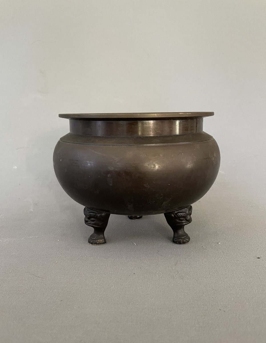 Bronze Incense Burner, Asia, Early 20th Century-photo-3