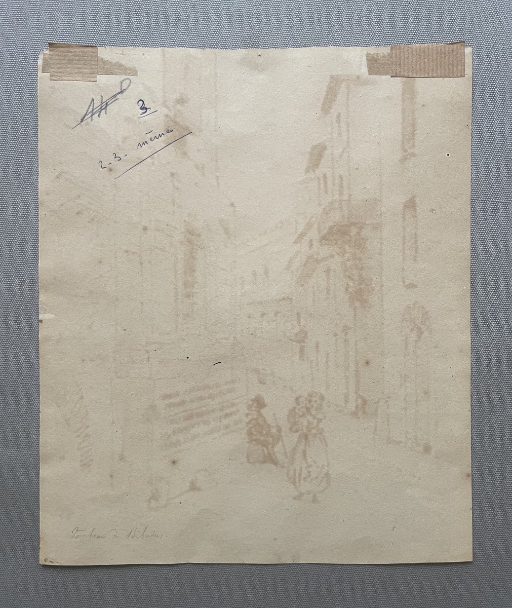 Busy Street, Ink Wash-photo-3