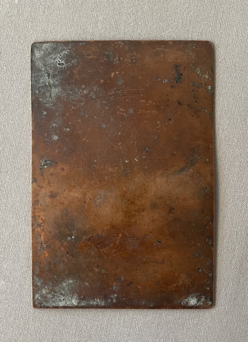 Descent From The Cross, Engraving Matrix, 18th Century Or Earlier-photo-2