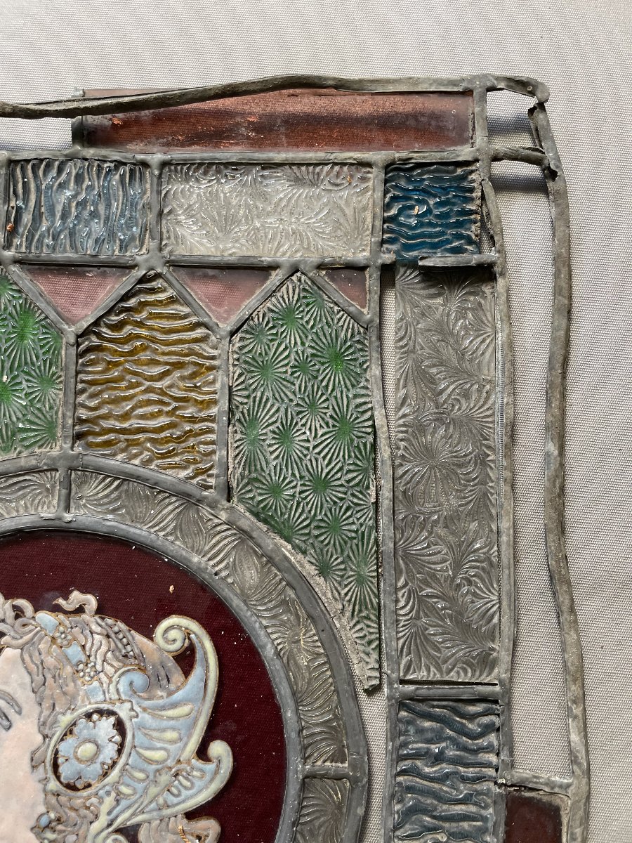 Stained-glass Window, Late 18th Or Early 19th Century-photo-4