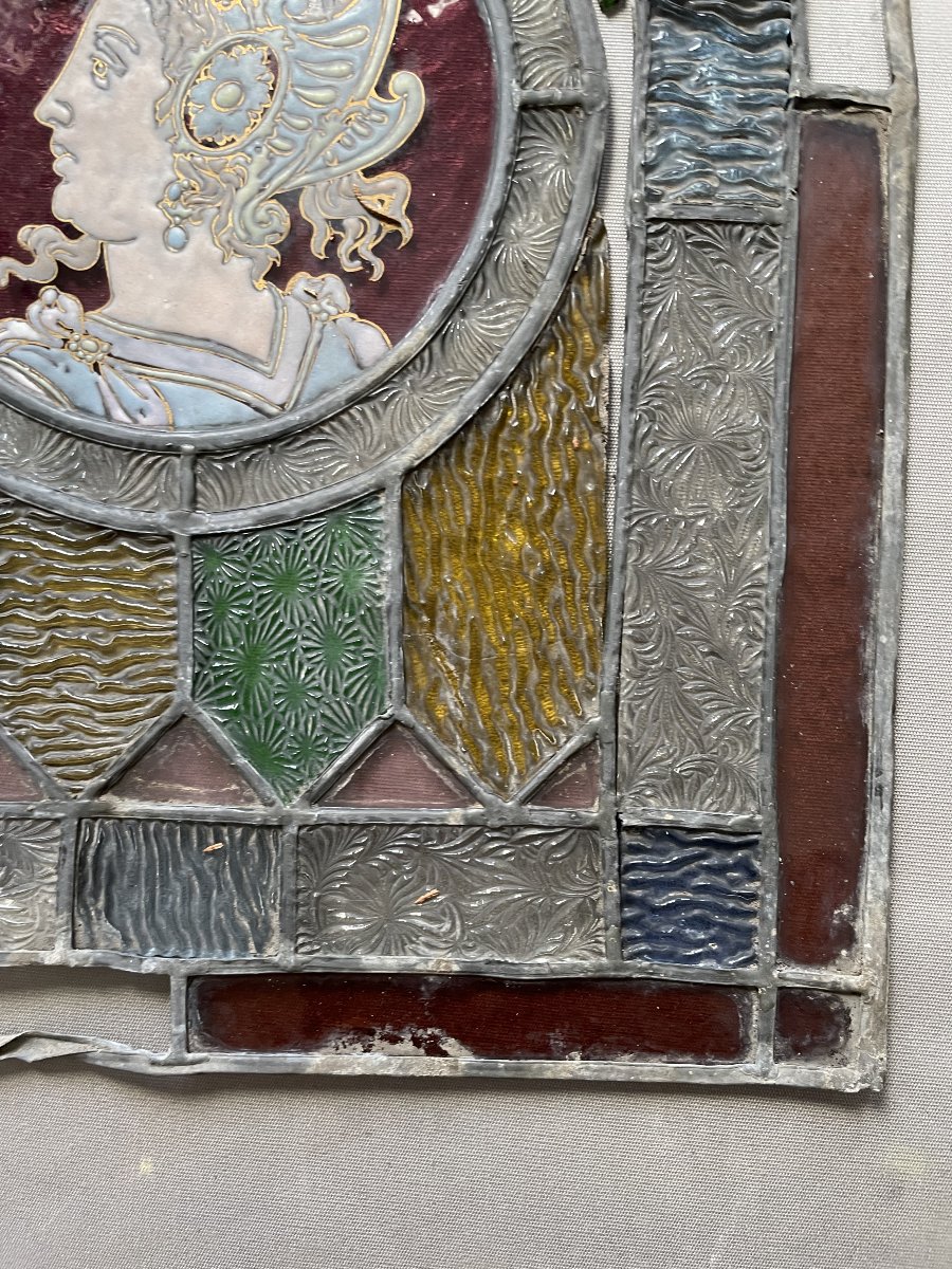 Stained-glass Window, Late 18th Or Early 19th Century-photo-1