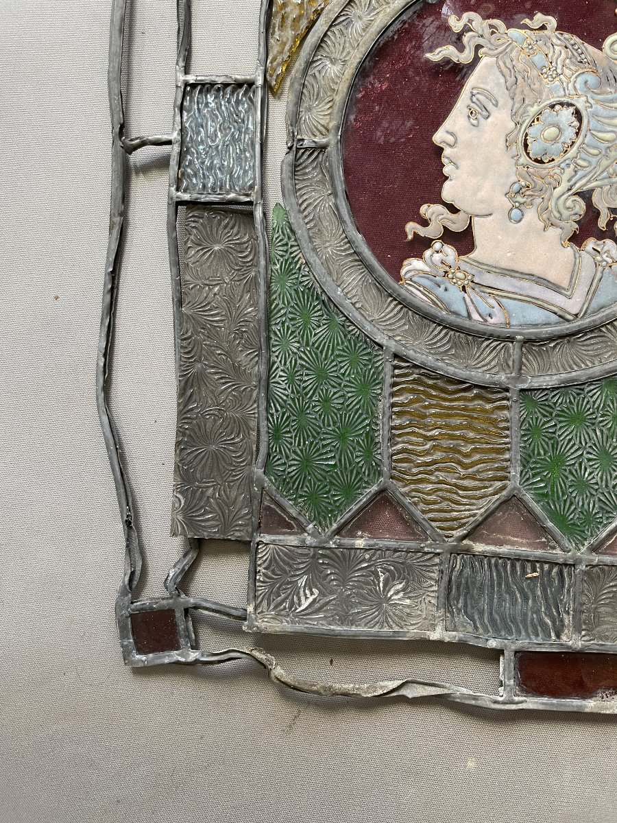 Stained-glass Window, Late 18th Or Early 19th Century-photo-2
