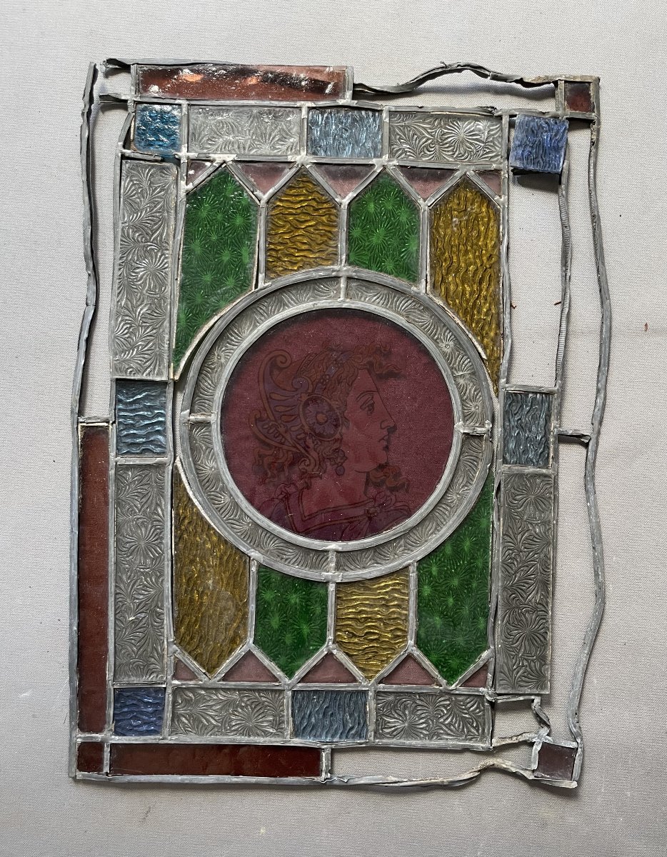 Stained-glass Window, Late 18th Or Early 19th Century-photo-3