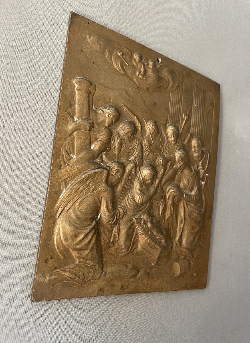 The Nativity, Bronze Bas-relief-photo-2