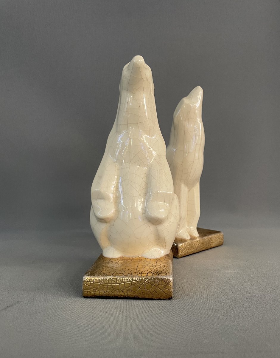 Pair Of Art Deco Bookends-photo-1