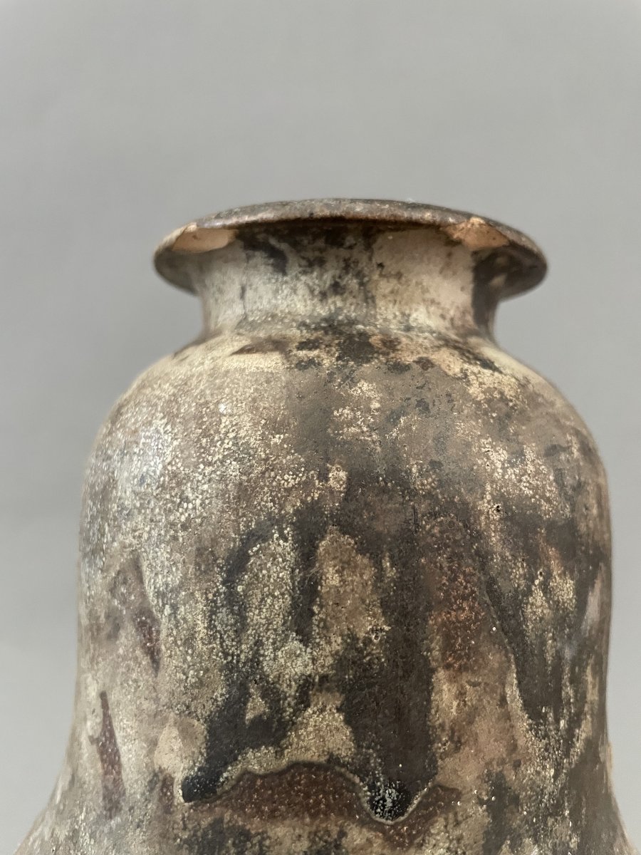 Glazed Stoneware Coloquinte Vase-photo-2