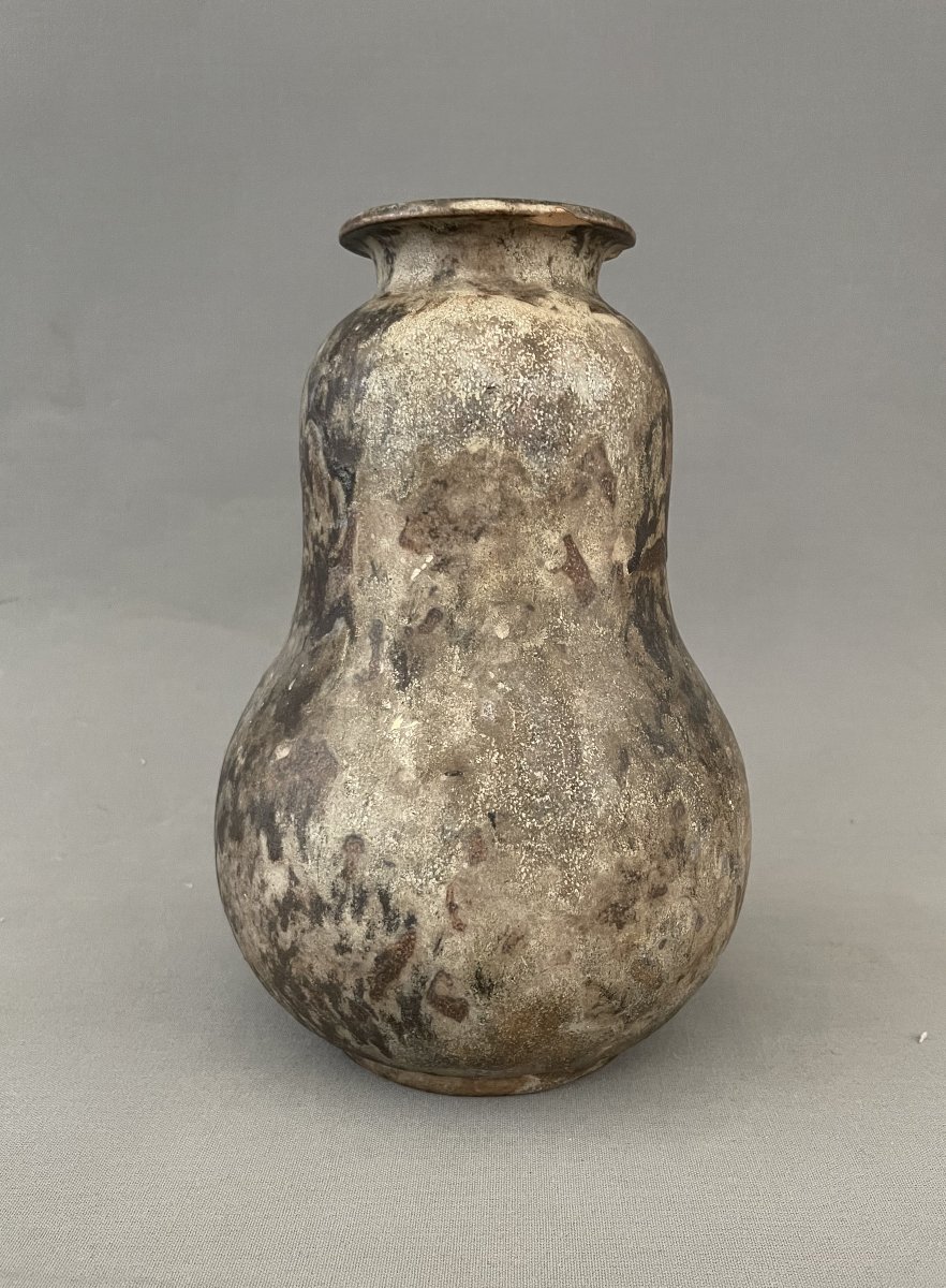 Glazed Stoneware Coloquinte Vase-photo-3