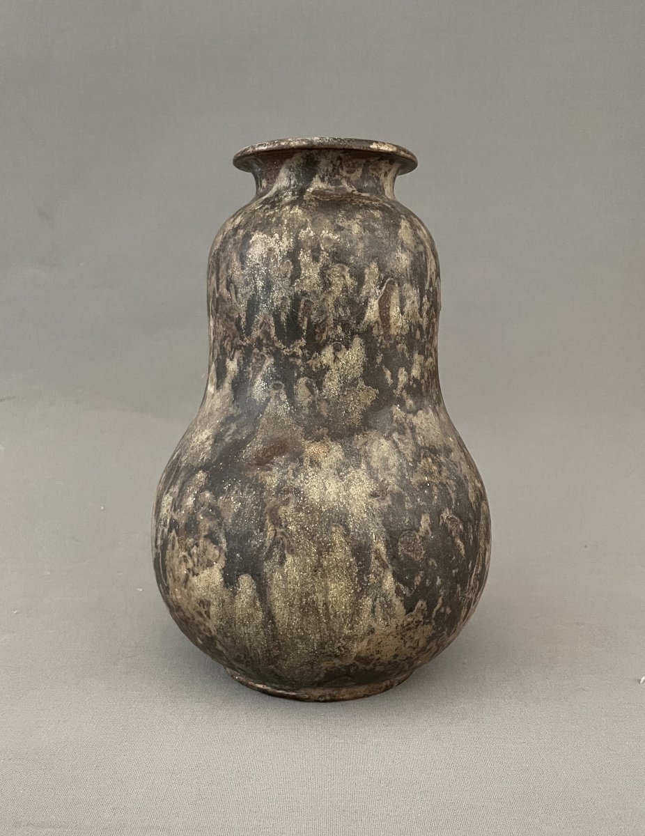 Glazed Stoneware Coloquinte Vase