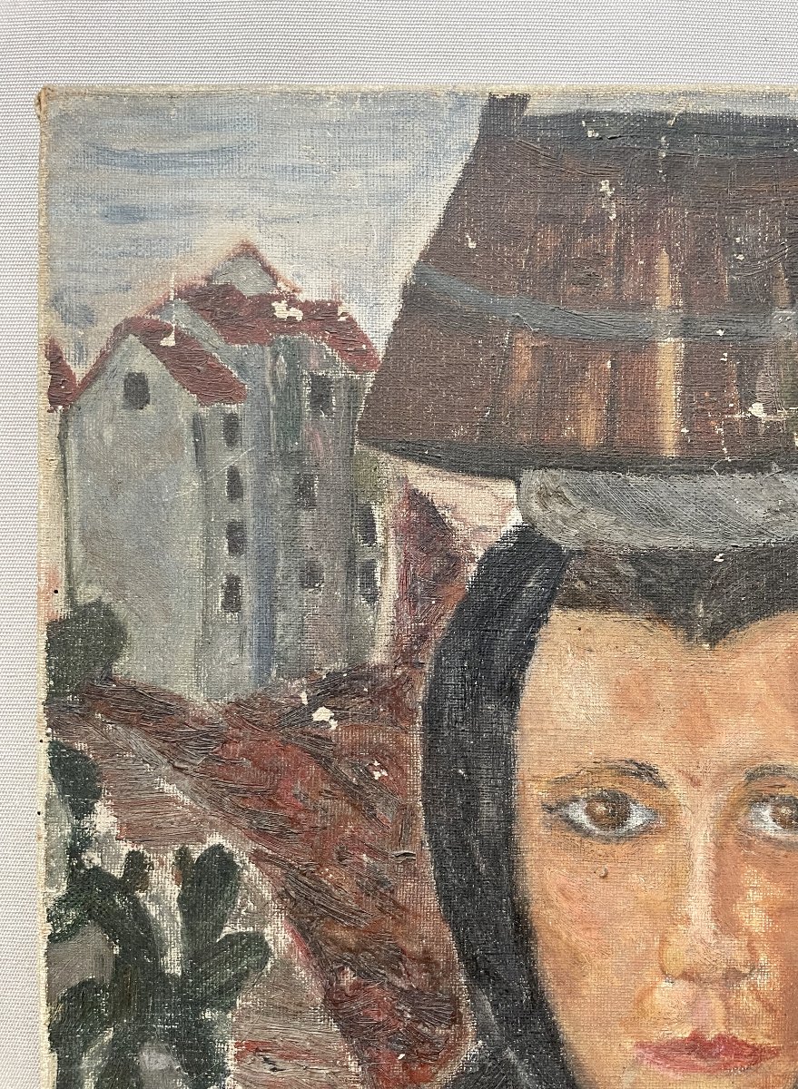 Woman From The South, Oil On Canvas-photo-2