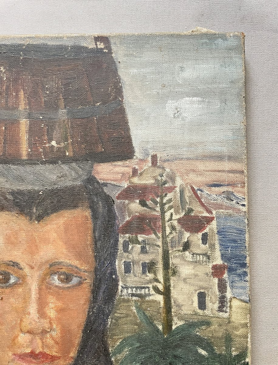 Woman From The South, Oil On Canvas-photo-3