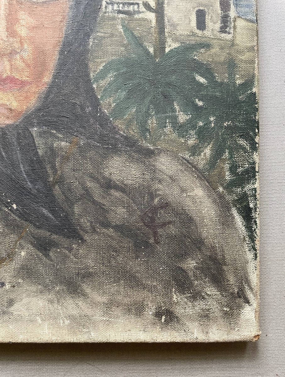 Woman From The South, Oil On Canvas-photo-4