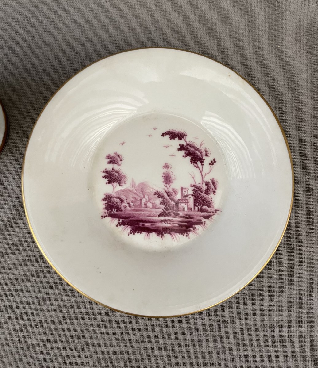 Richard Ginori, tasse et sa soucoupe en porcelaine-photo-3