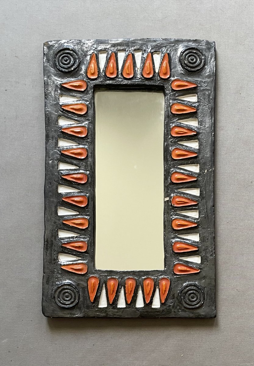 Miroir en céramique