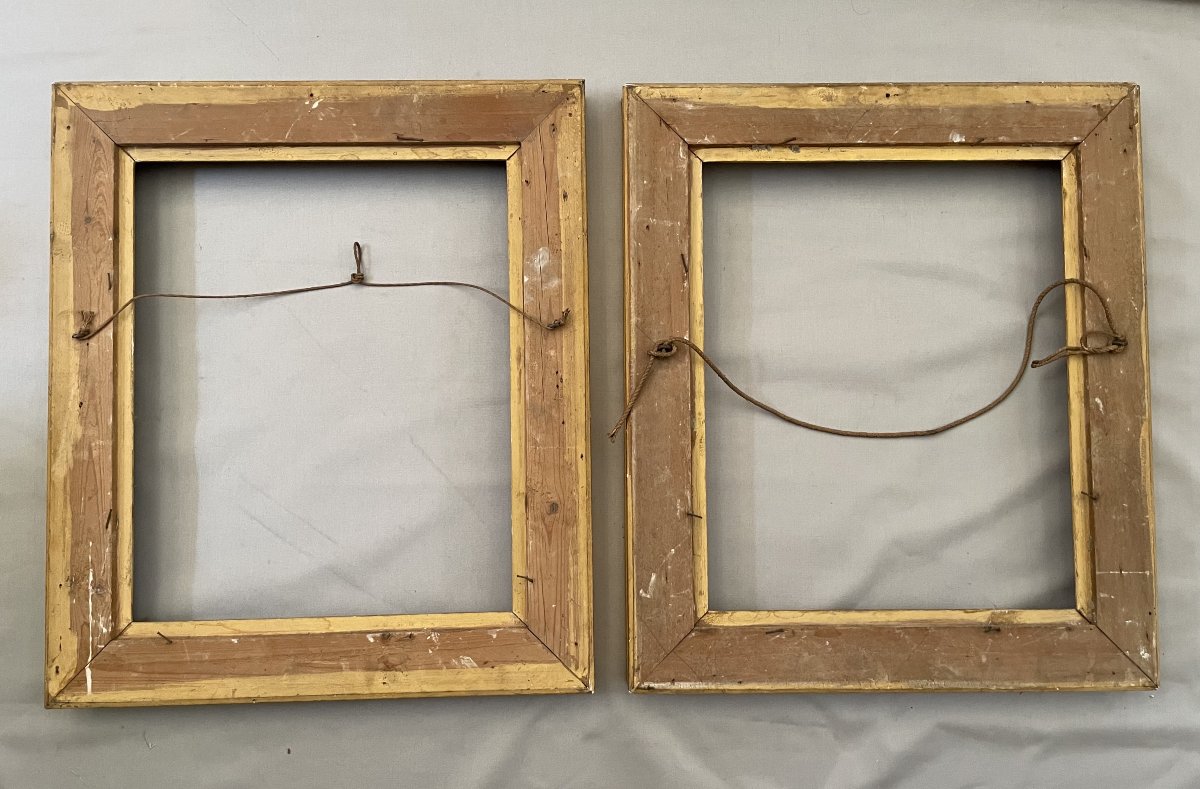  Paire de cadres à canaux- 72 x 62 cm-photo-4