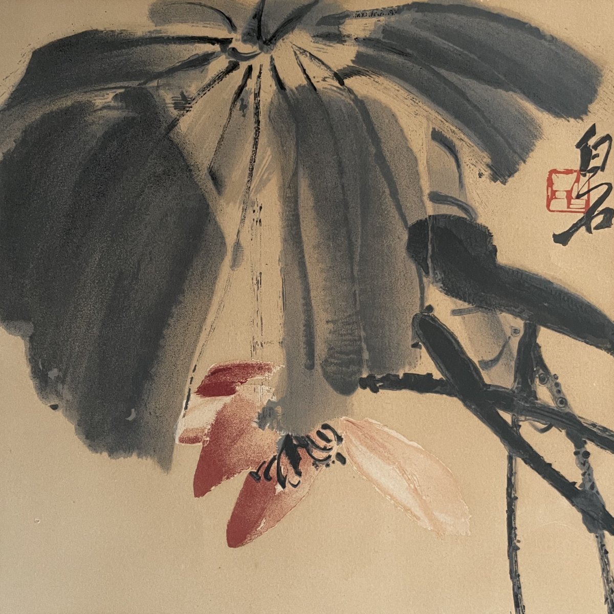 Estampe d'après Qi Baishi