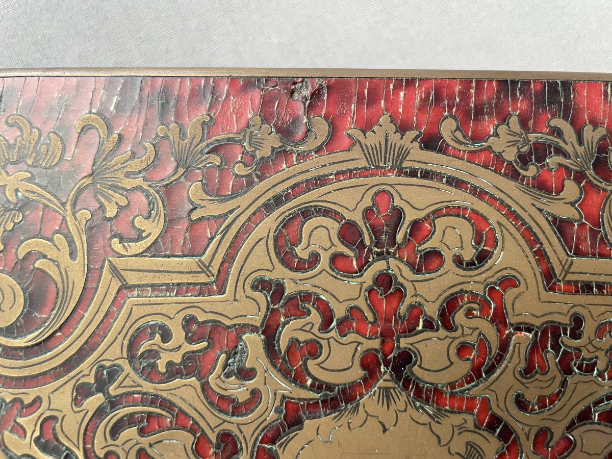 Coffret en marqueterie Boulle-photo-2