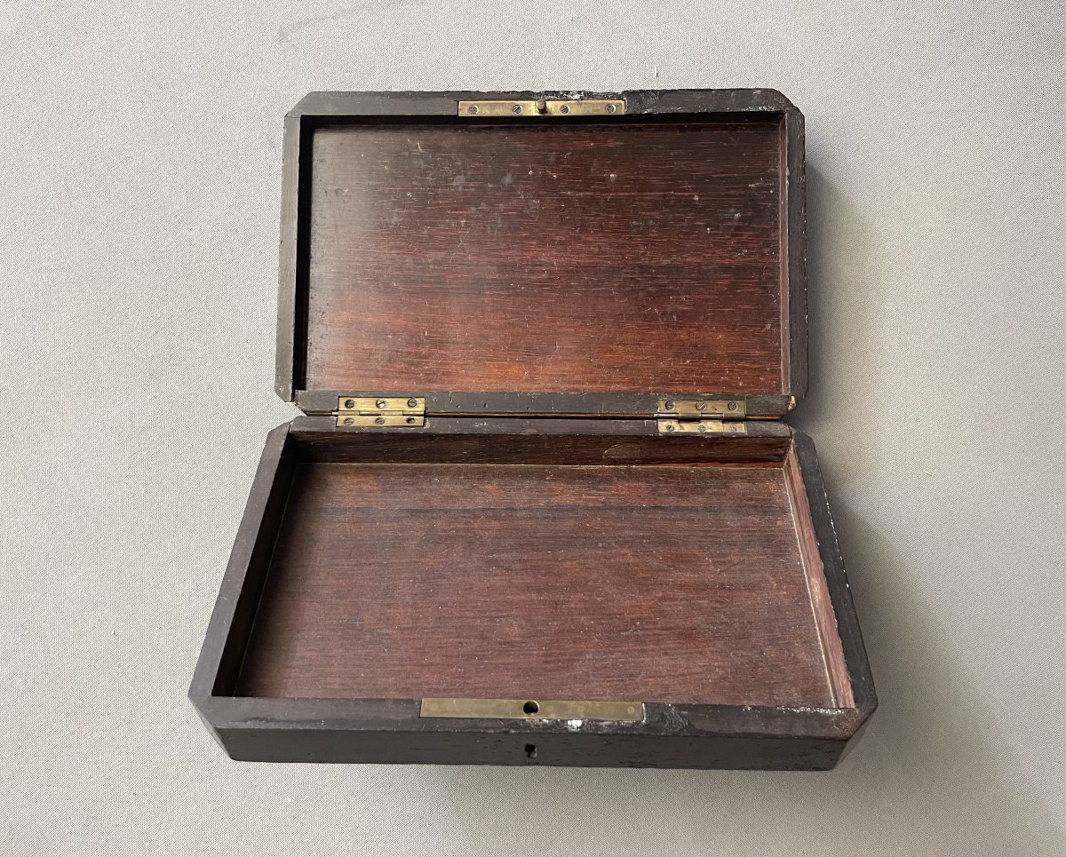 Coffret en marqueterie Boulle-photo-3