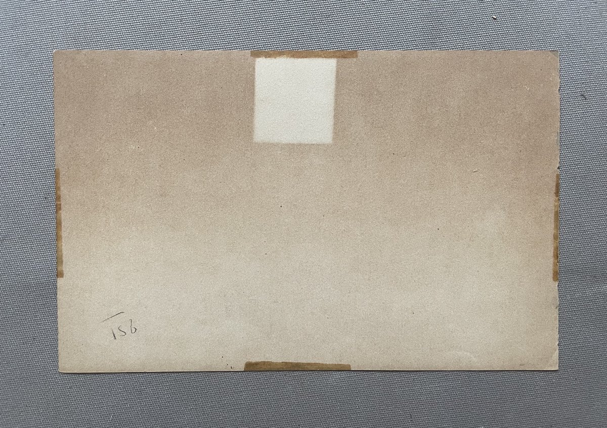 Aquarelle située à Bordeaux et datée 1887-photo-3