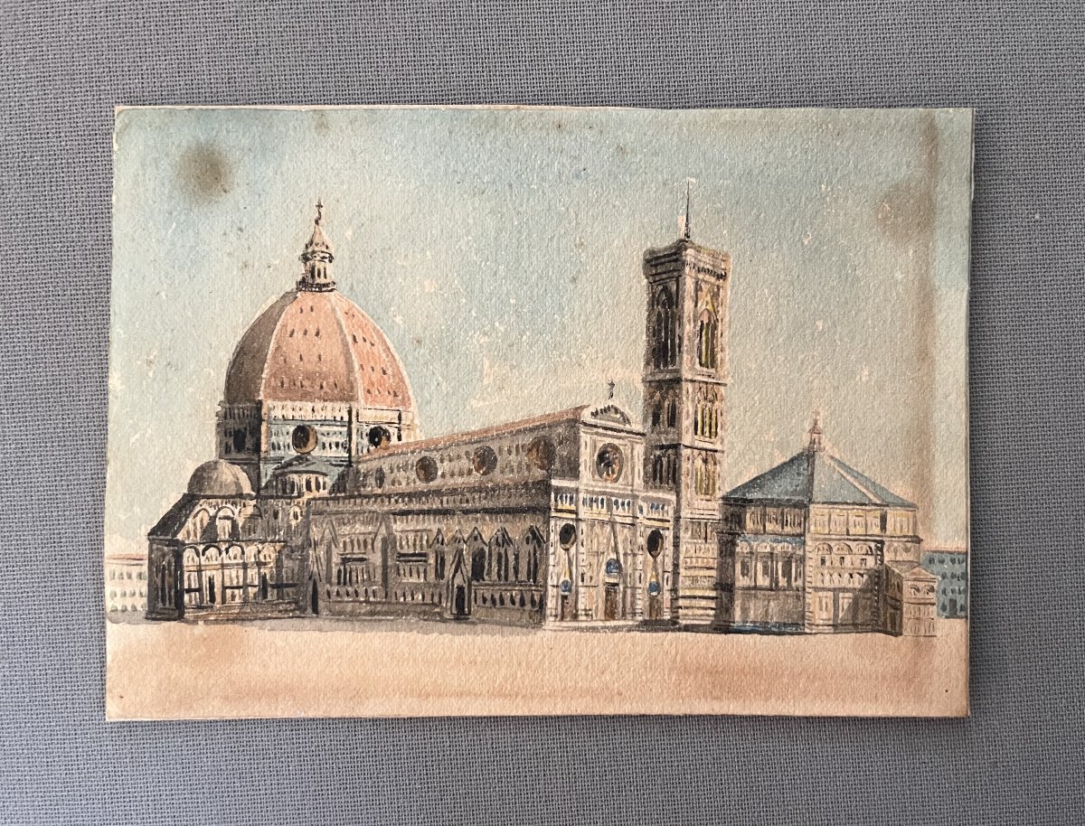 The Cathedral Of Santa Maria Del Fiore, Watercolor