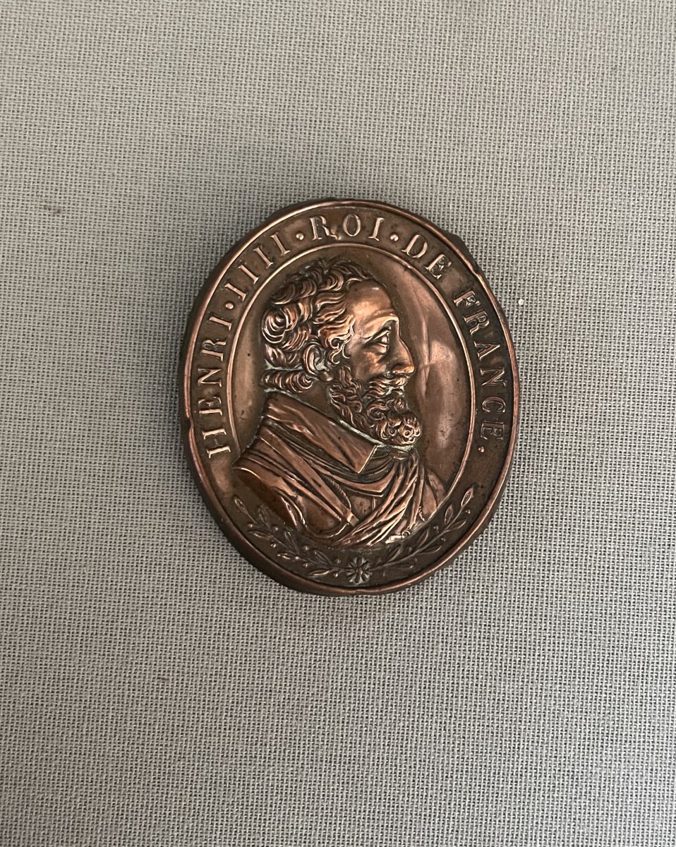 Boite à cachet à l'effigie du Roi Henri IV