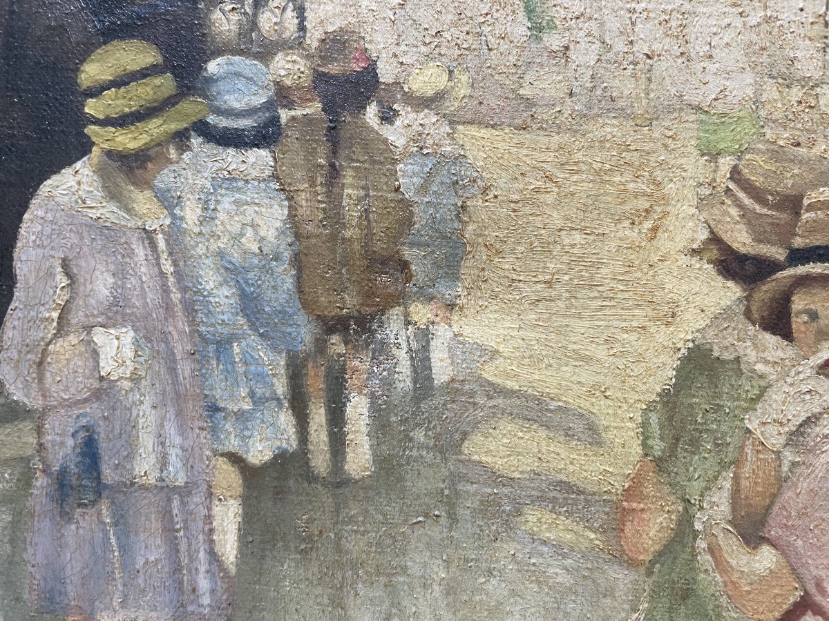 First Communion Day, Oil On Canvas-photo-2