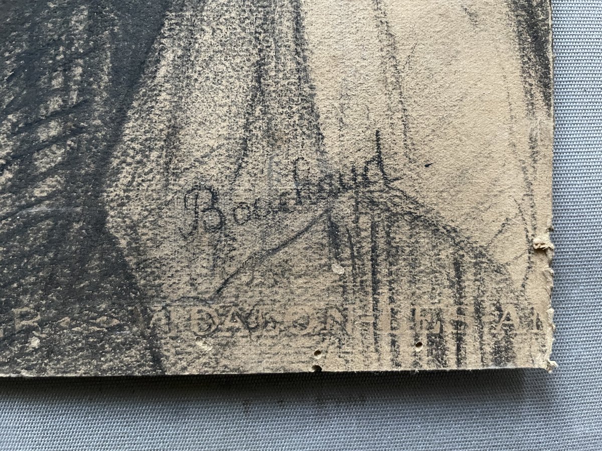 Etienne Or Jean Bouchaud? Large Drawing-photo-2