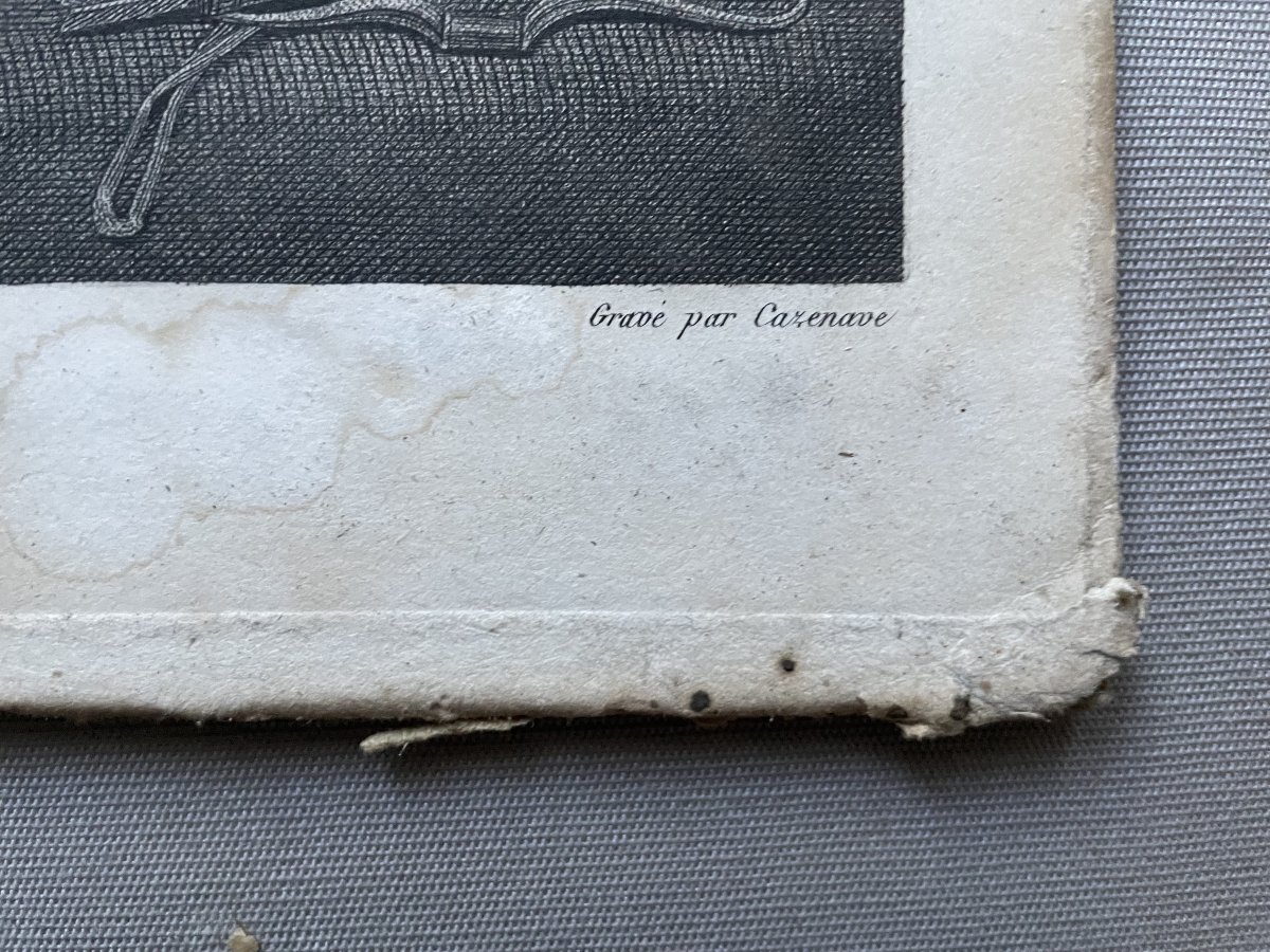Vénus et l'Amour, paire de gravures par Cazenave-photo-1