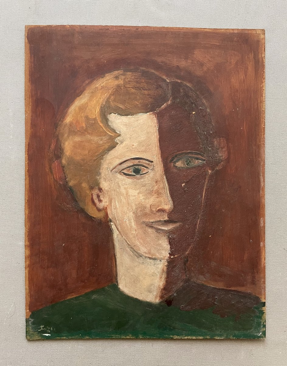 Portrait, Oil On Panel