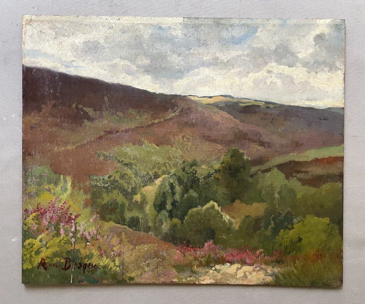 Raoul Dosque, Oil On Panel