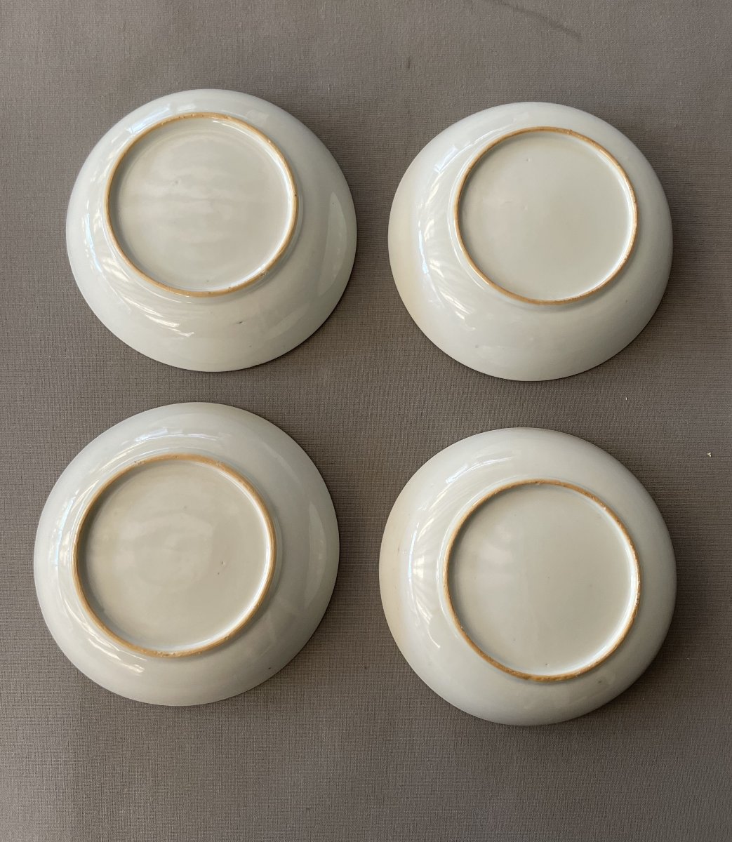 4 Small Bowls, Famille Rose, China, 18th Century-photo-4
