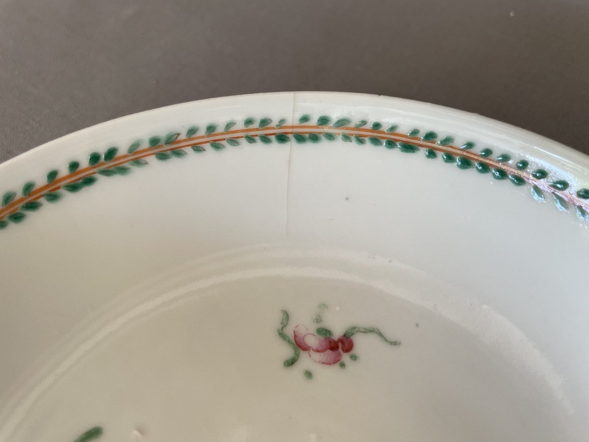 4 Small Bowls, Famille Rose, China, 18th Century-photo-1