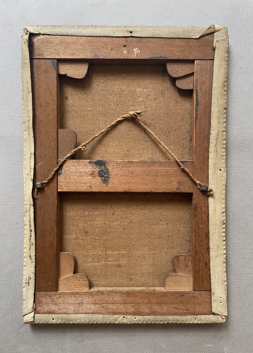 Pins, Oil On Canvas, Late 19th Or Early 20th Century-photo-3