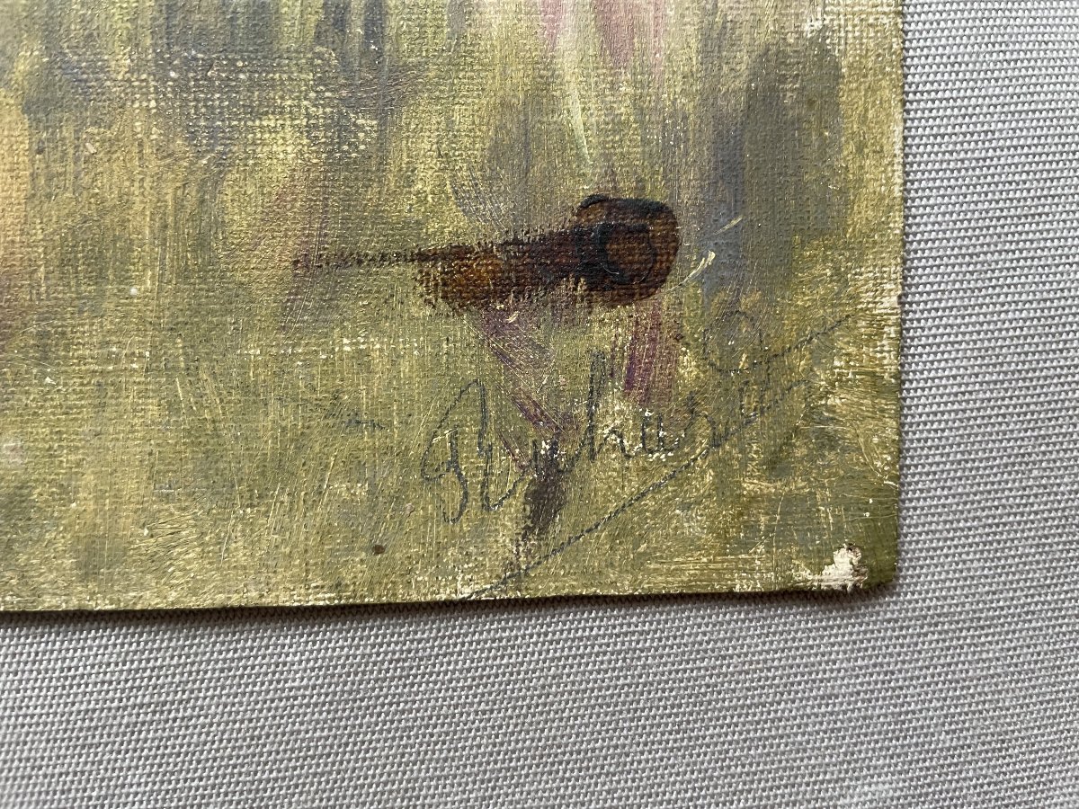 Fisherman, Oil On Canvas-photo-2