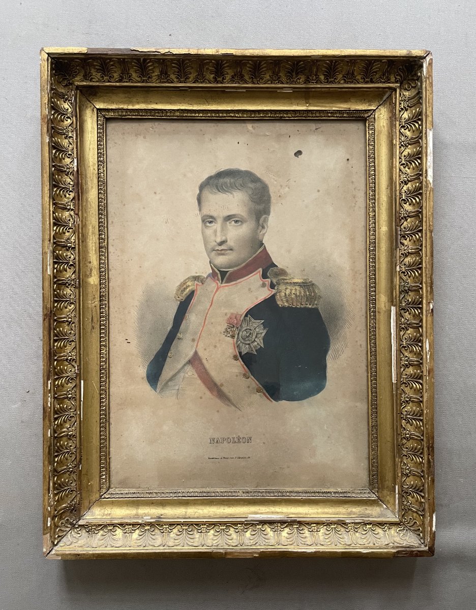 Portrait Of Napoleon, Engraving From The Empire Period