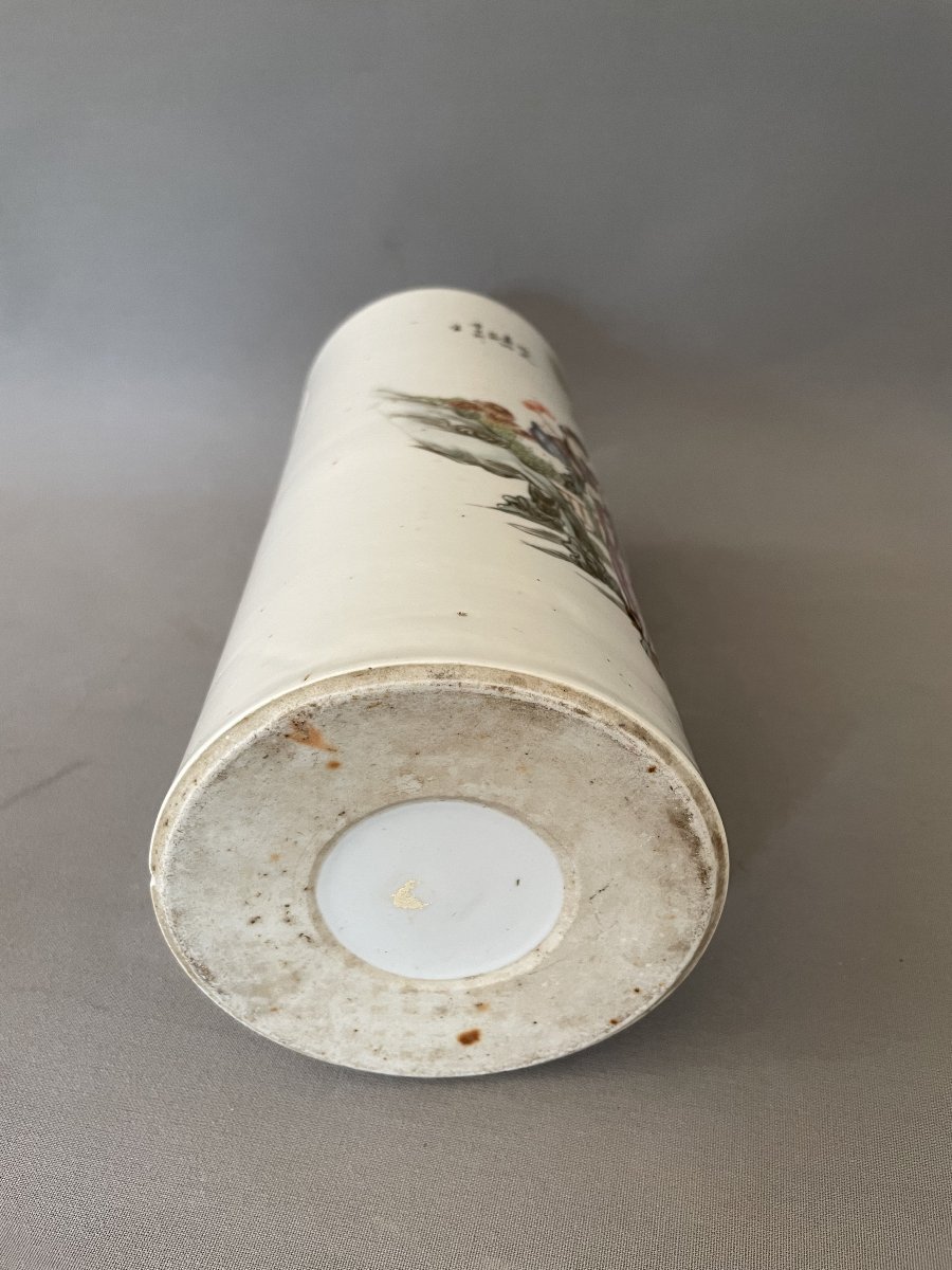 Vase rouleau, Chine, début XXe-photo-1