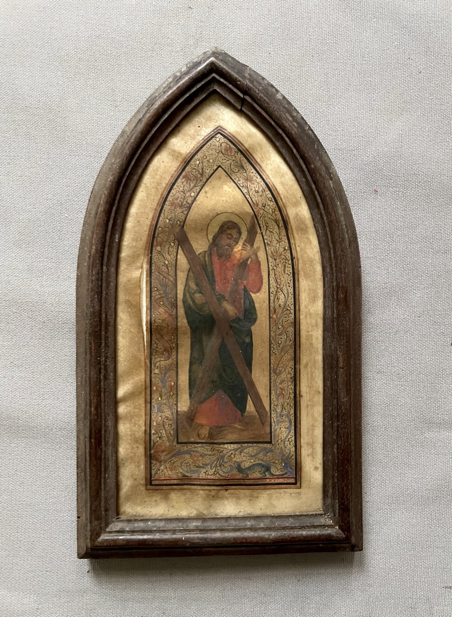 Religious Painting On Vellum