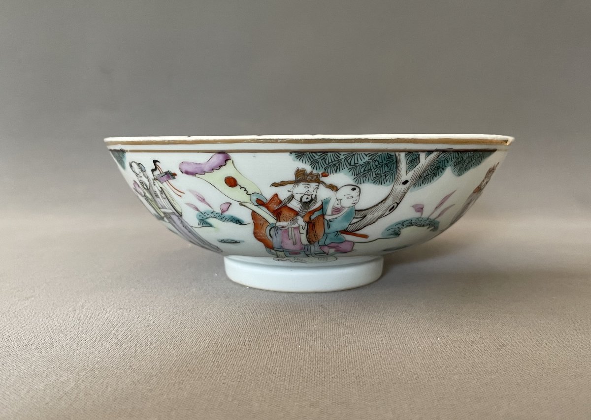 Porcelain Bowl, China, Early 20th Century-photo-3