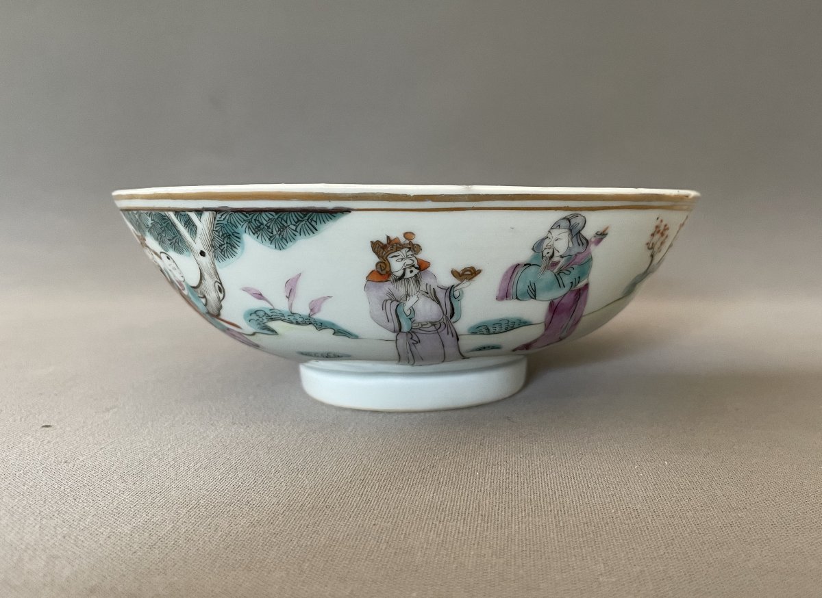 Porcelain Bowl, China, Early 20th Century-photo-4