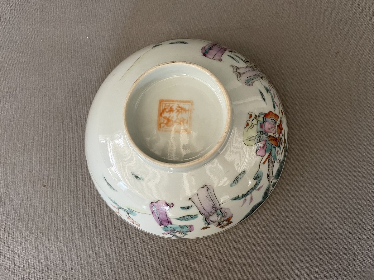 Porcelain Bowl, China, Early 20th Century-photo-2