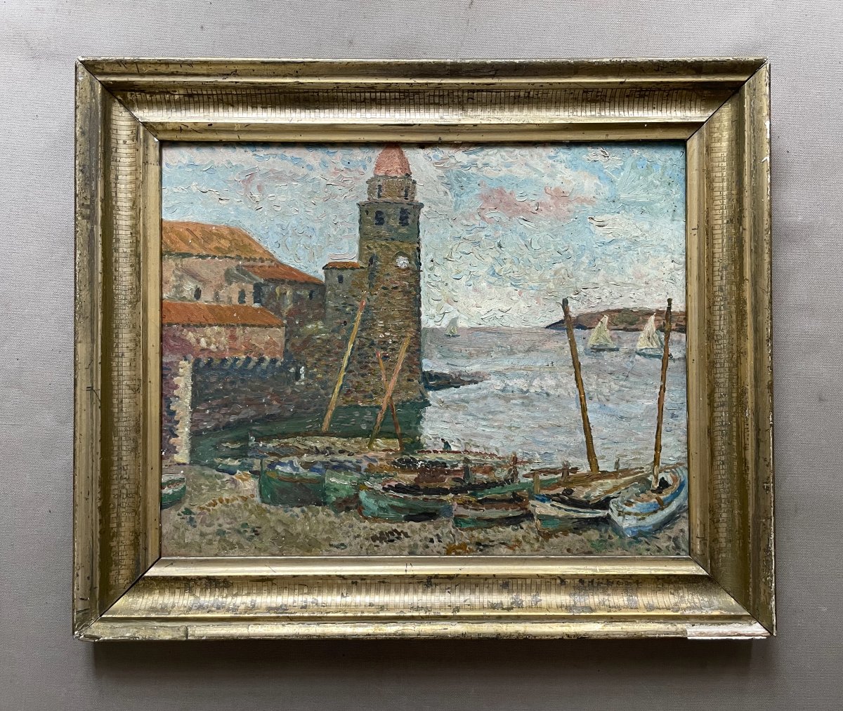 View Of Collioure, A Post-impressionist Painting