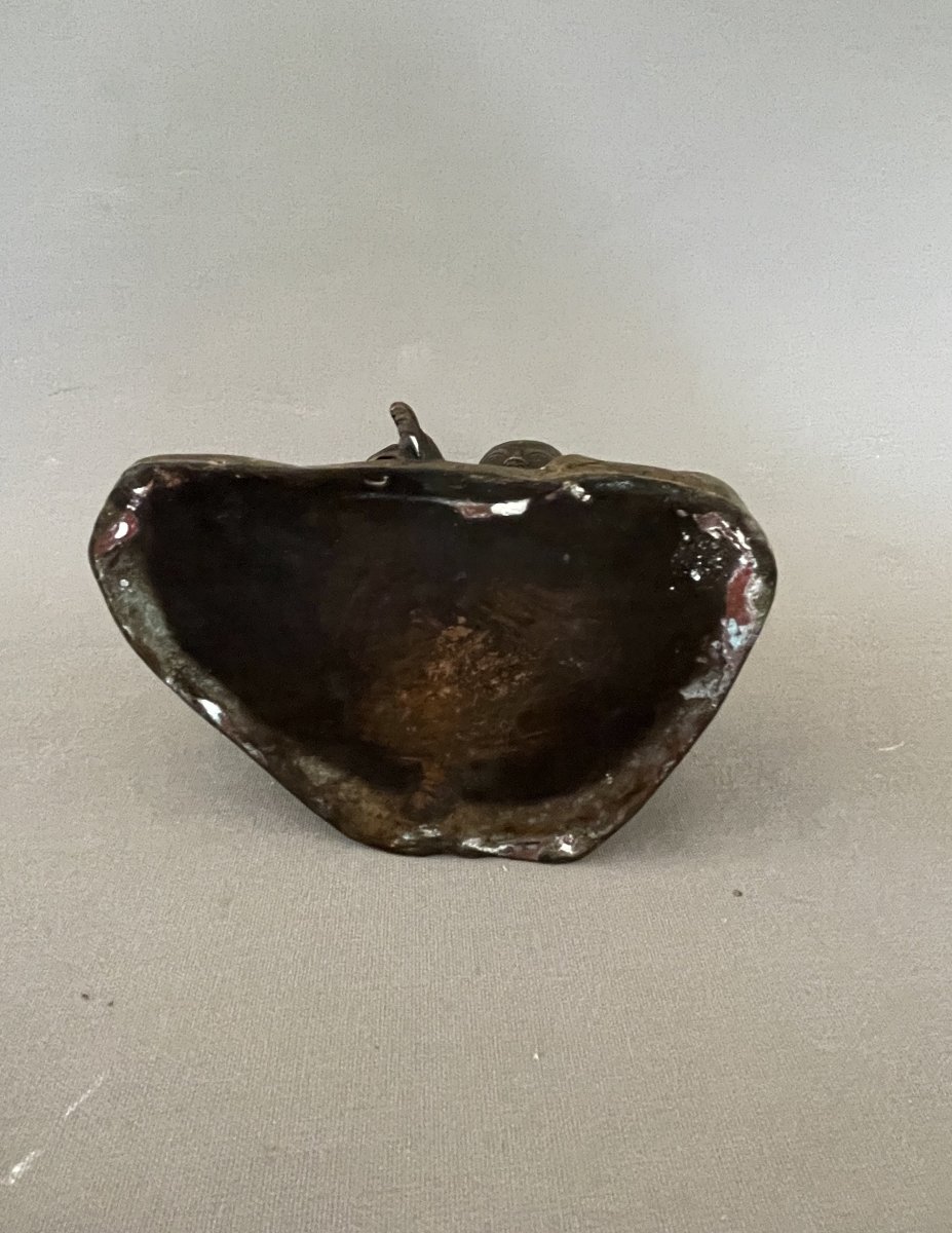 Divinité asiatique en bronze ou en cuivre, début XXe-photo-1