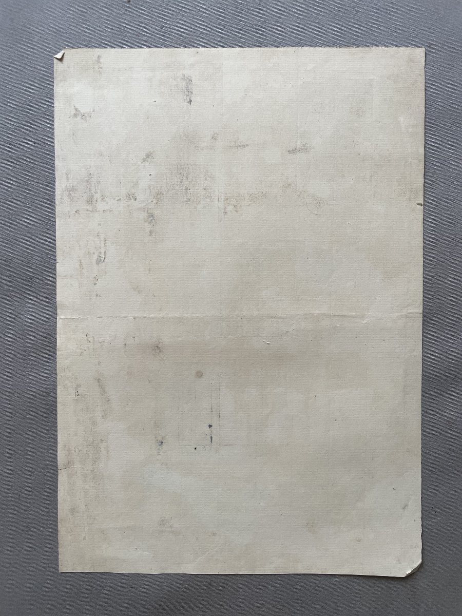 Etude de colonne antique, lavis d'encre-photo-4