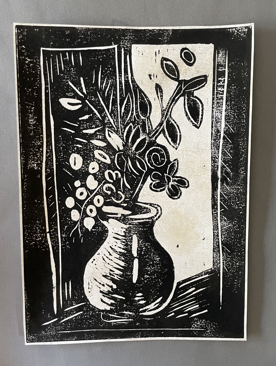 Nature morte, pochoir