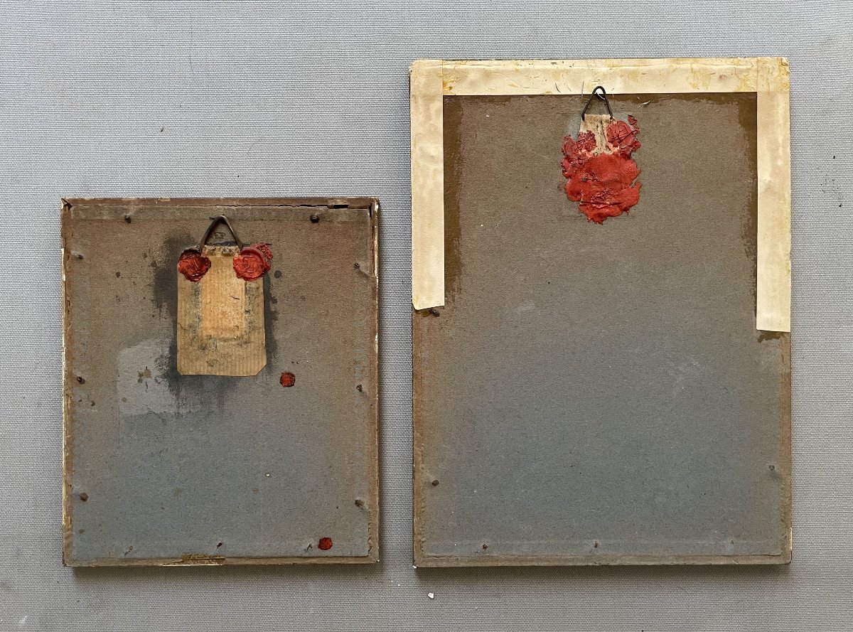 Two Drawings In The Classical Style Signed By L. Roy, 1908-photo-2