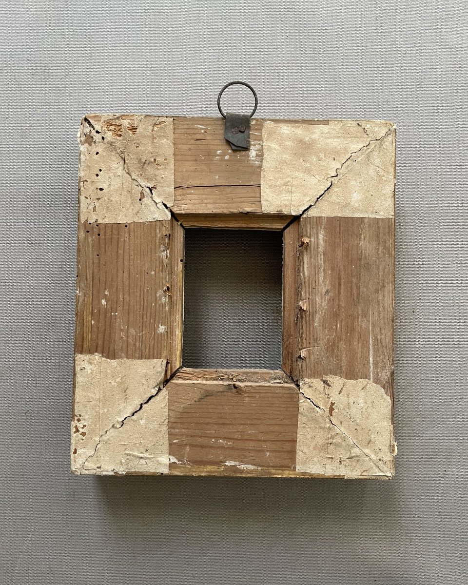 Petit cadre début XIXe - 21 x 18 cm-photo-2