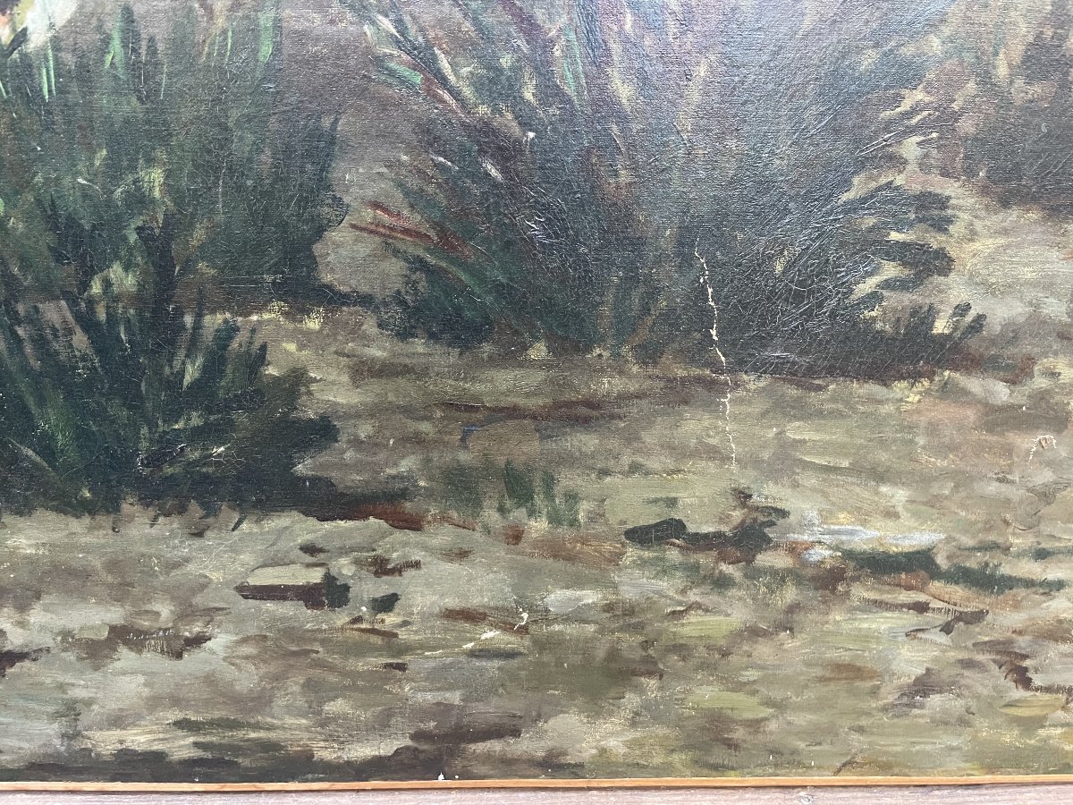 Scène de chasse à courre, très grand format-photo-7