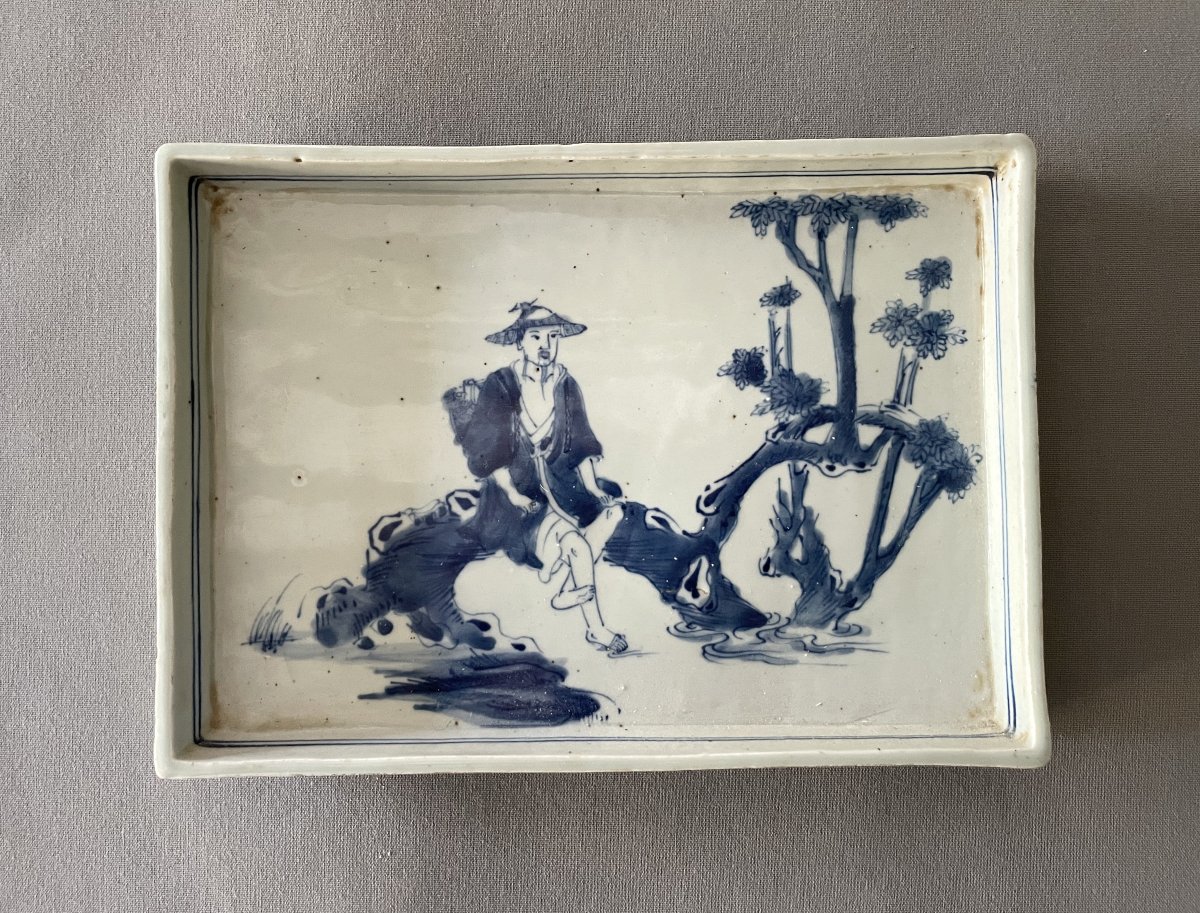 Porcelain Tray, China, 20th Century