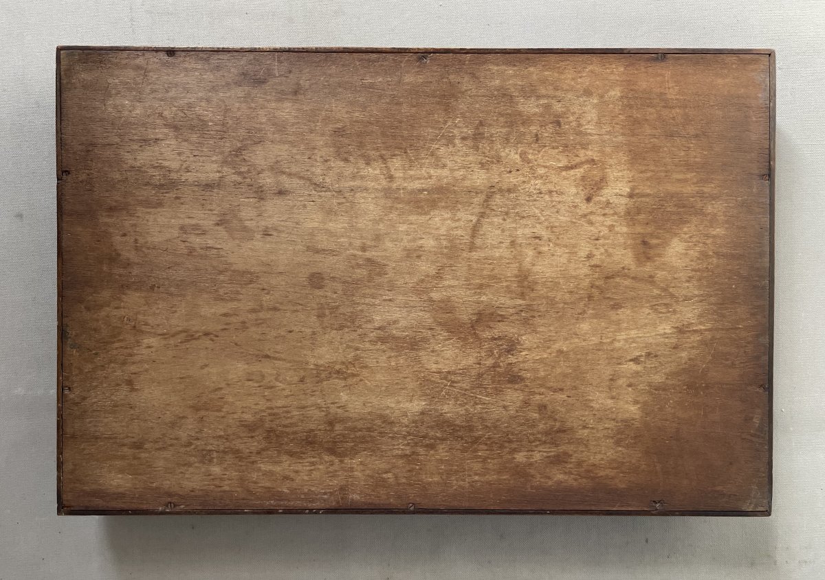Tray Decorated With A Painted Symbolist Scene-photo-3